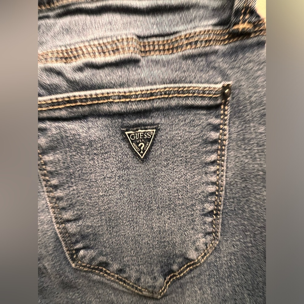 Guess Los Angeles medium Rise curvy Skinny Jeans, Blue size 25